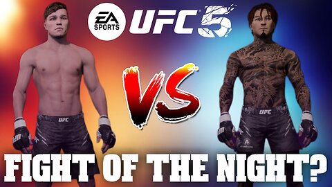 I Know Him IRL... UFC 5 Fight Of The Night (Online Career)