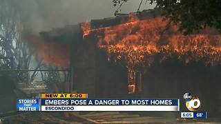 Embers pose danger to most homes