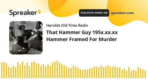 That Hammer Guy 195x.xx.xx Hammer Framed For Murder