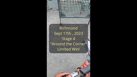Richmond #USPSA - Stage 4 - Limited Stage Win - Jim Susoy - Limited A Class