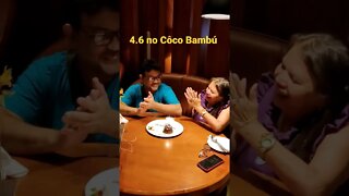 4.6 no Côco Bambú #shorts #shortvideo #shortsvideo