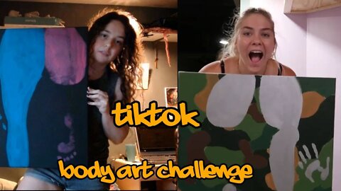 Viral TikTok Body Art Challenge - Booty Painting Compilation #4
