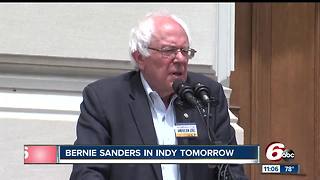 Bernie Sanders to hold rally in Indianapolis Monday