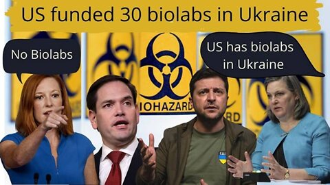 U.S. DENIES FUNDING BIOLIGICAL WEAPON LABS BUT CONFIRMS BIOLOGICAL RESEARCH FACILITIES IN UKRAINE
