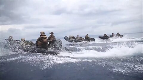 Marines Practice Sea Denial and Fleet Maneuver Techniques - Exercise Noble Union