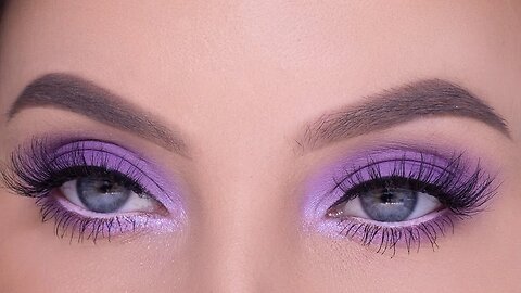 EASY Lilac Eye Makeup Tutorial for Brown Eyes, Green Eyes or Blue Eyes! 💜