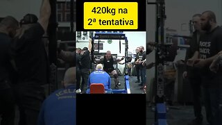 420KG NO AGACHAMENTO DE HAFTHOR BJORNSSON (15/03/2023) #Shorts