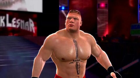 WWE 2K14 Gameplay Brock Lesnar vs David Otunga