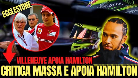 Villeneuve apoia Hamilton por 8º título | Ecclestone critica Massa e apoia Hamilton por Abu Dhabi
