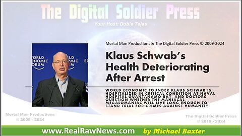 Klaus Schwab's Health is Deteriorating After His Arrest. He is at GITMO.