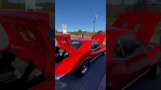 Eastern Hot Rodder: Beautiful Hugger Orange '68 L78 RS 396 4 speed Camaro at Midweek Motoring cruise