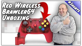 Unboxing the Retro Fighters RED Wireless Brawler64 #Shorts