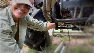 #26 My first time GREASING the TRACTOR; a messy success!