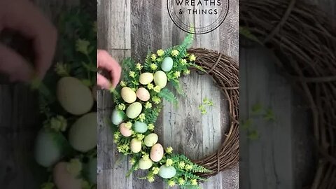Easter Wreath - Wreathster Week - Day Eight - Easy Wreath DIY