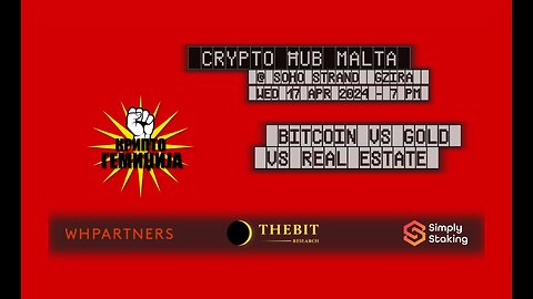 Презентација Gold VS Bitcoin VS Realestate во Soho The Strand за Crypto Hub Malta