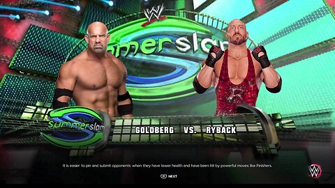 WWE 2k23 Goldberg vs Ryback