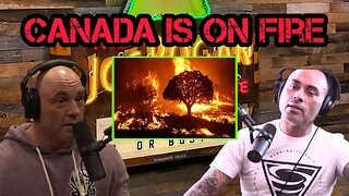 Joe Rogan DEBATES Eddie Bravo on Wildfires and Canada is ON FIRE