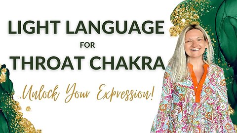 Light Language for Throat Chakra | Unlock Your Expression! | Riya Loveguard