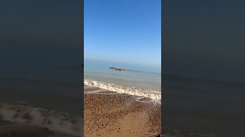 Kayaking. Climping beach. Sussex. Uk. April 2021