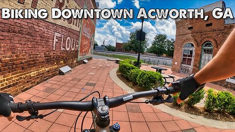 Biking Logan Farm Park & Downtown Acworth, GA