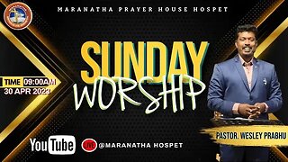 🔴Maranatha Hospet // Sunday Worship // 30 April 2023 //