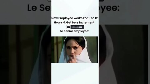 New employee vs old employee 😂😁🔥🔥