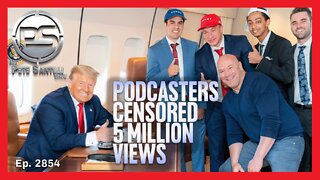 Popular YouTubers CENSORED For Hosting Trump; He Predicted it IMMEDIATELY