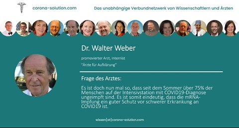 Interview Corona-Solution mit Dr. Walter Weber am Tag 2, 06.02.2022