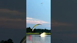 Paramotor Paraskiing | Water Skiing | PPG | 😄 🪂 😉 #action