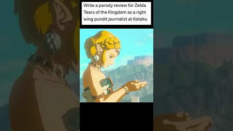 😂 ChatGPT Conservative Zelda Tears of the Kingdom Review #shorts