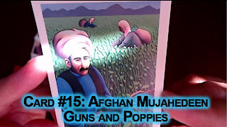Drug Wars Trading Cards: Card #15: Afghan Mujahedeen, Guns and Poppies (Eclipse Comics History)