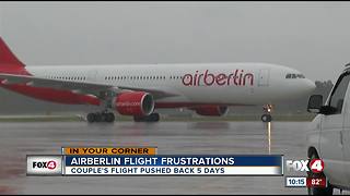 Air Berlin flight frustration