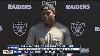 Josh Jacobs Adjusting to NFL Life