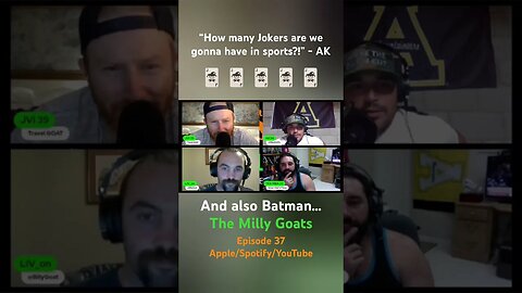 TOO MANY JOKERS #draftkings #podcast #funny #joker #jokic #djokovic #batman #shorts #trending #dfs