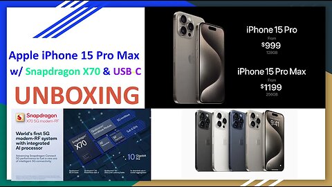 Apple iPhone 15 Pro Max Unboxing and First Impressions