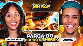 MHRAP - GATO DE BOTAS 😺 | [React em Casal] 🔥