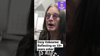 Ozzy Osbourne DISCUSSES 10 Years of Sobriety #shorts