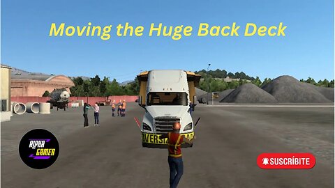 Moving Monster Back Deck in American Truck Simulator - Full Job