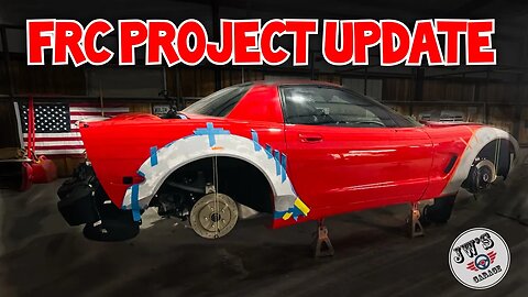 Project update on the FRC Corvette and a trailer project I just finished.