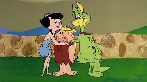 Flintstones Two Men on a Dinosaur ending