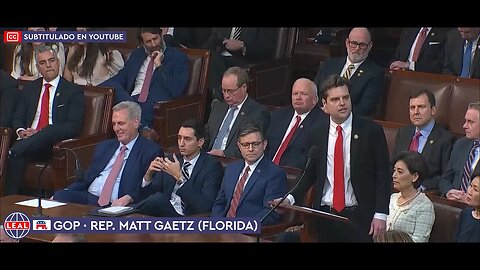 🇺🇸 Matt Gaetz no confía en Kevin McCarthy y apoya a Jim Jordan como Líder en la Cámara [CC Español]