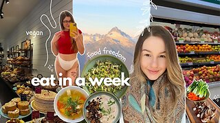 what i eat in a week - over christmas! ( vegan + real )