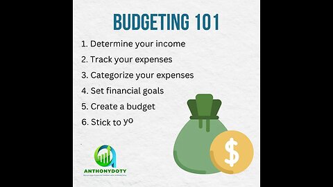 Here are some basic steps to get started with budgeting.