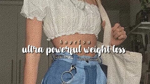 ☆ ultra powerful weight loss subliminal listen once