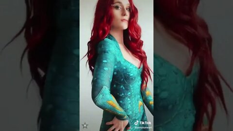 Rate the Girls: Best "Mermaid" Mera TikTok Cosplay Contest #2 (Aquaman DC) 🌊👩👑 #shorts