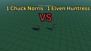 1 Chuck Norris Versus 1 Elven Huntress || Ultimate Epic Battle Simulator