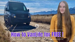 How to VanLife for FREE - Bulletproof Boondocking Strategies