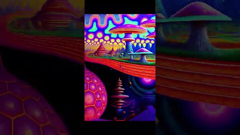 Psychedelic Mushroom🍄PT 14 Palace art#shorts