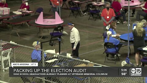Maricopa County election recount to pause for Phoenix Union high school graduations