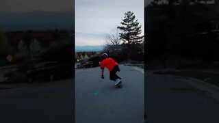 Backside 180° #longboarding